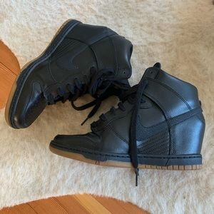 Nike Dunk Sky Hi Wedge Sneakers Size 8.5